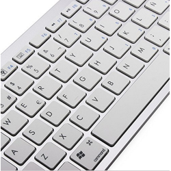 Teclado Bluetooh compatible para iMac, iPad, iPhone, TV, Tablet