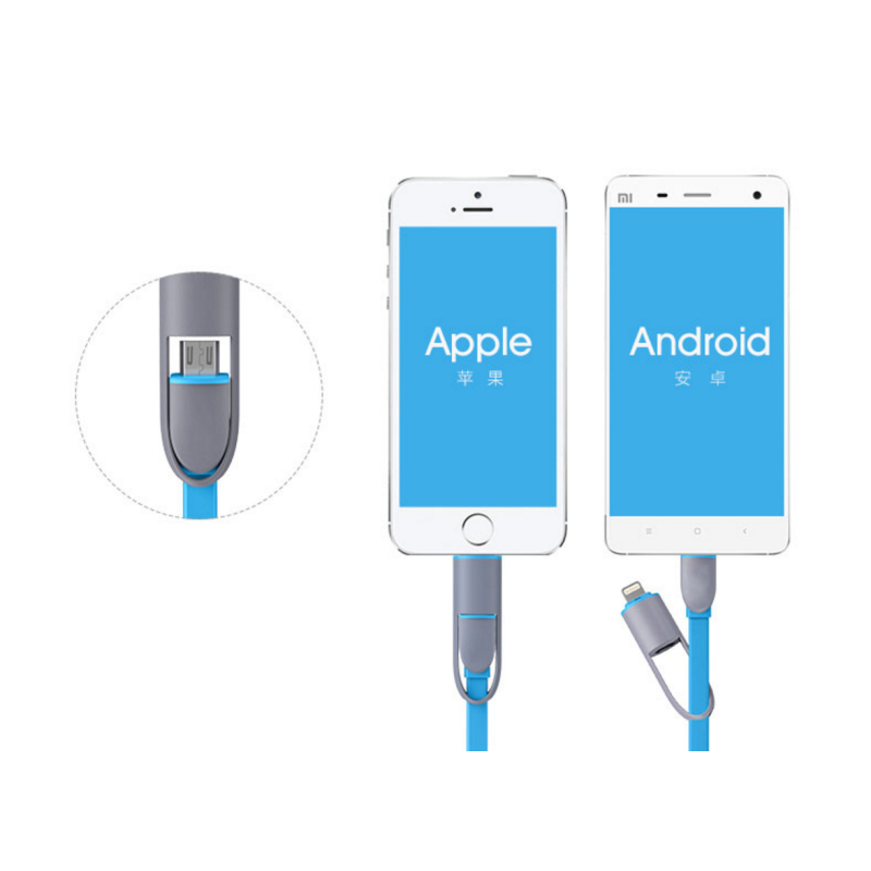 Cable para iPhone y Samsung convertible