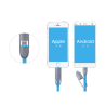 Cable para iPhone y Samsung convertible