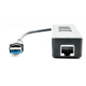 Adaptador USB 3.0 a cable LAN / RJ45 Gigabit Ethernet - incluye 3 puertos USB 3.0