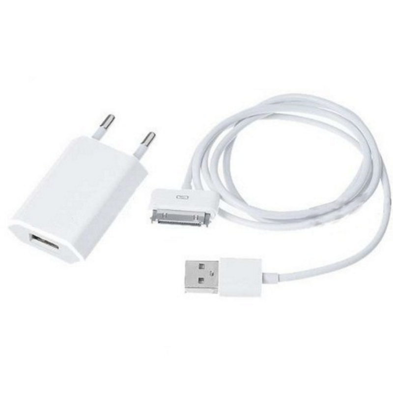 Caius Mechanics Aja Oplader + kabel til iPhone 4, iPhone 4S, iPad1, iPad2, iPad 3
