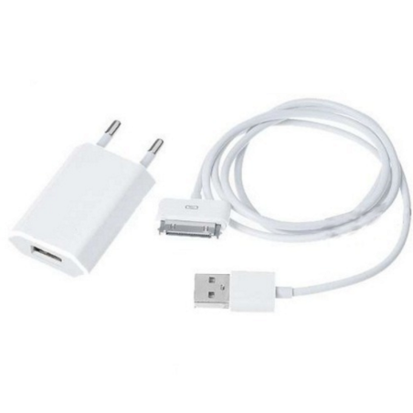 Cargador compatible + Cable para iPhone 5, iPhone 5s o 5c, iPhone 6 o 6s o Plus