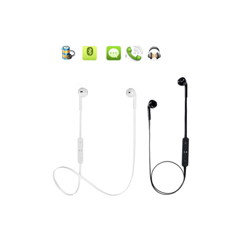 Auriculars Bluetooth per a activitats esportives color Negre / blanc