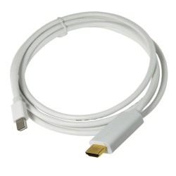 Pagarināts Mini DisplayPort uz HDMI kabelis priekš Macbook Pro un Macbook Air