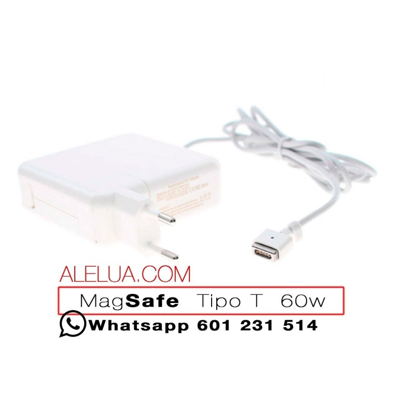 60W Type T Compatible Charger for Apple Macbook | 16.5V - 3.65A | MAGSAFE