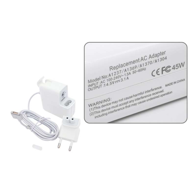 Caricatore Compatibile MacBook Pro/Air 60W - T-Tip, Per Modelli 2012-2017 Caricatore Compatibile MacBook Pro/Air 60W - T-Tip, Per Modelli 2012-2017