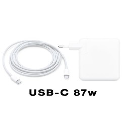 87W USB-C power adapter and USB-C charging cable