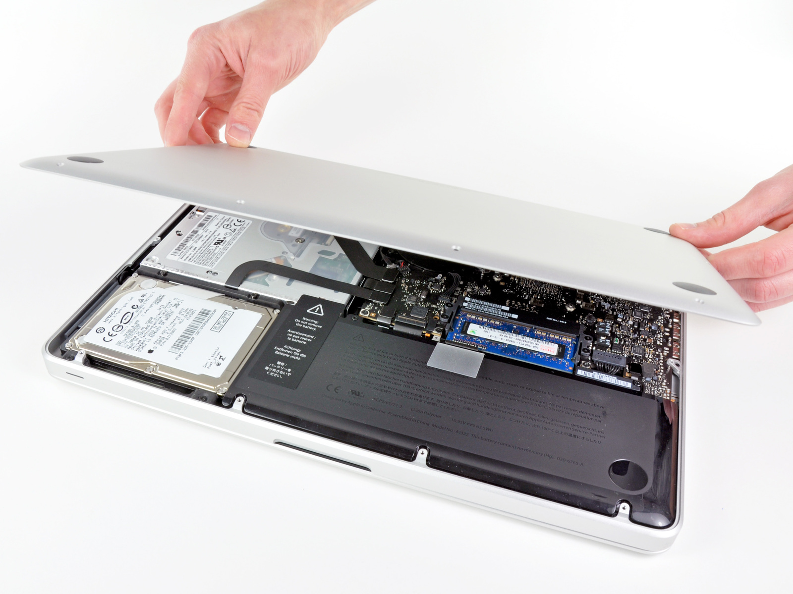 Paso-2 - reemplazar batería Macbook Pro Unibody 2012
